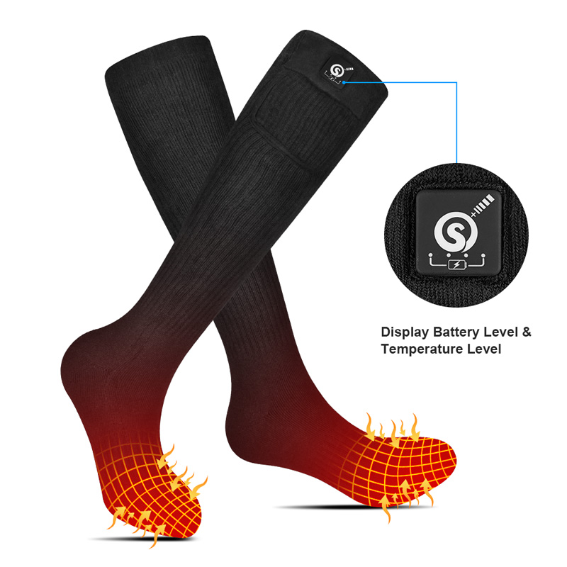 Washable, Battery Heated Socks by Warmthru