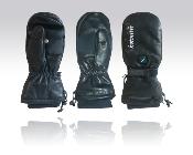 Warmthru Hotmitts Leather Heated Mittens: Waterproof
