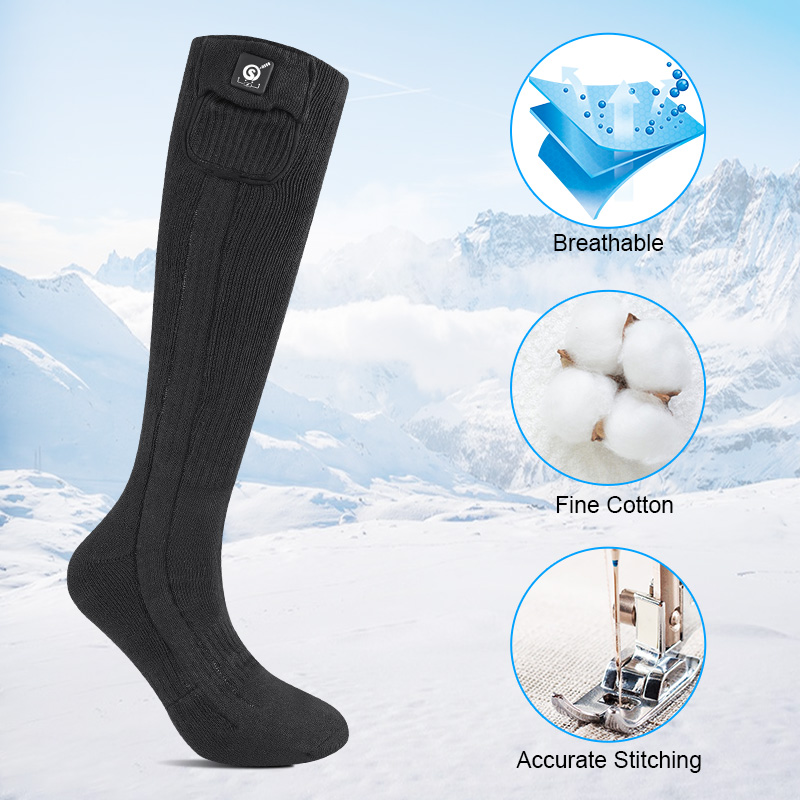 Washable, Battery Heated Socks